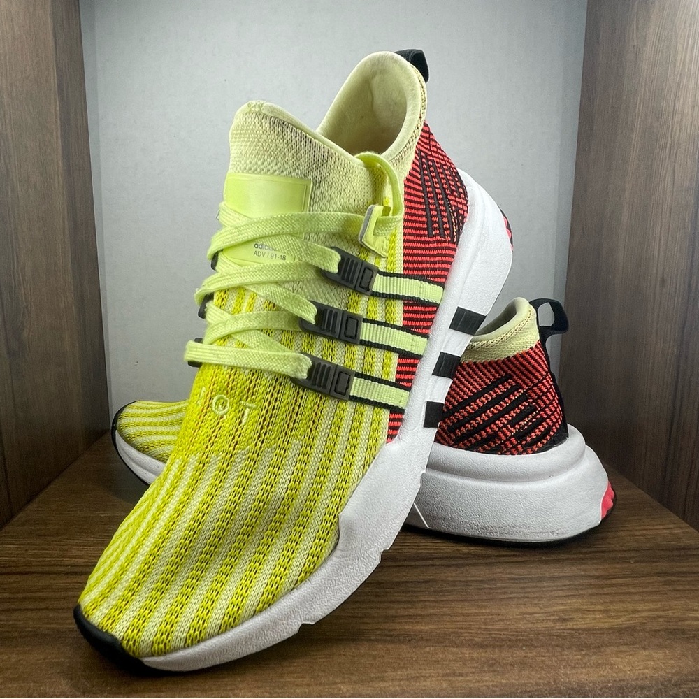 RARE adidas 2018 originals EQT Support Mid ADV PK 'Glow' B37436, size 5